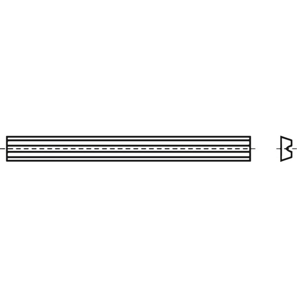 Wendemesser HW-WP, Länge 82 mm Breite 5,5 mm Dicke 1,1 mm, HW-B05 Produktabbildung: Wendemesser HW-WP, Länge 82 mm Breite 5,5 mm Dicke 1,1 mm, HW-B05