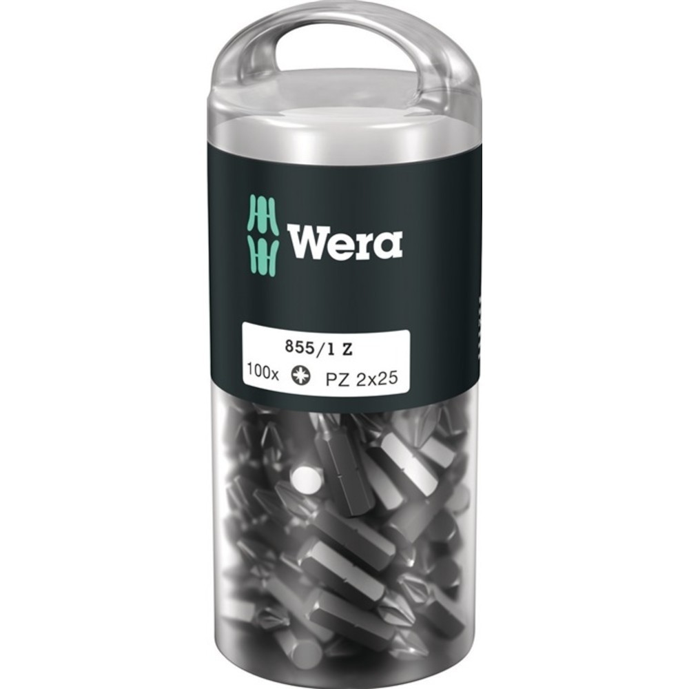 Produktabbildung Nr. 4: WERA Bitgroßpackung 855/1 Z PZD 2 L.25mm 100St./Box