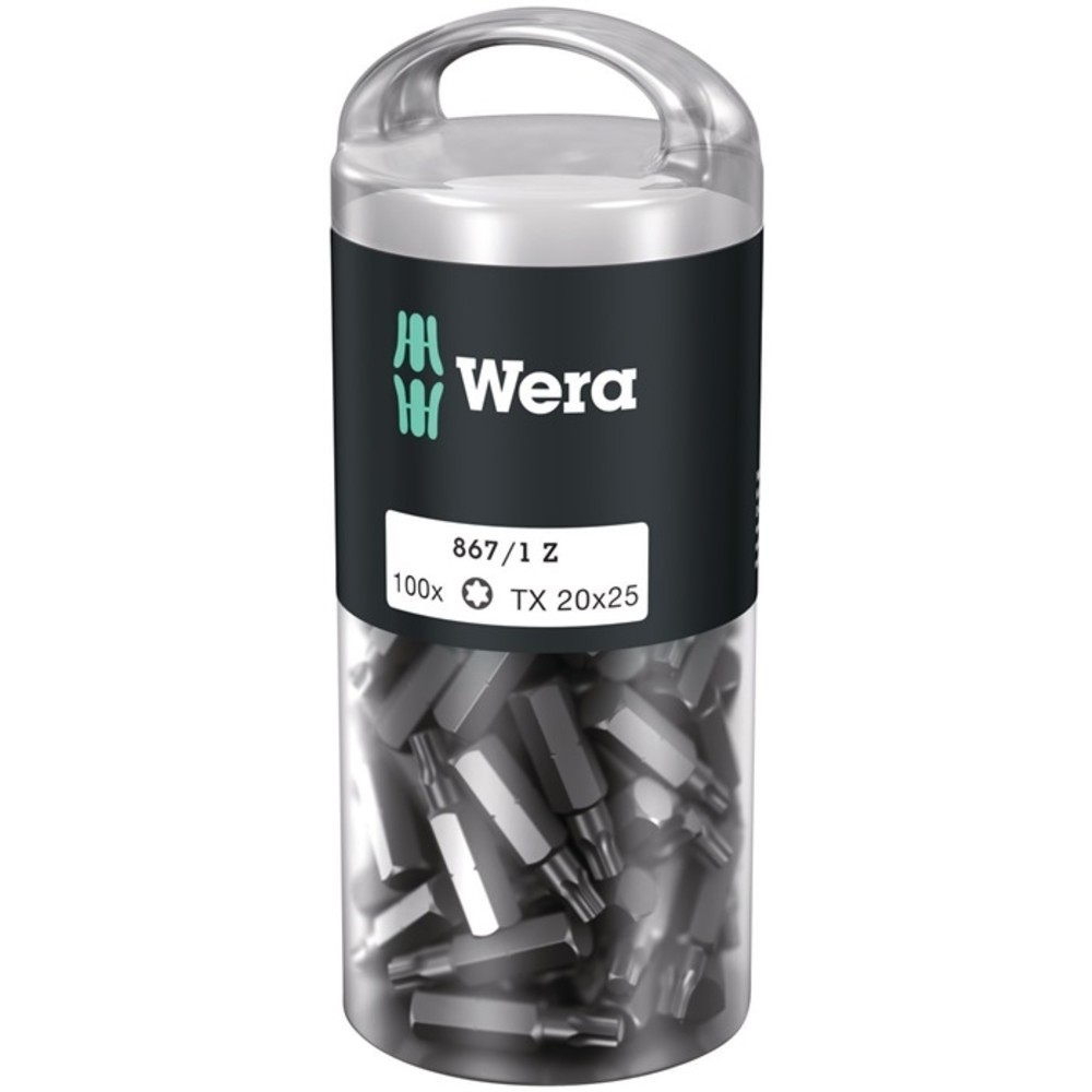 Produktabbildung Nr. 4: WERA Bitgroßpackung 867/1 Z T 40 L.25mm 100St./Box