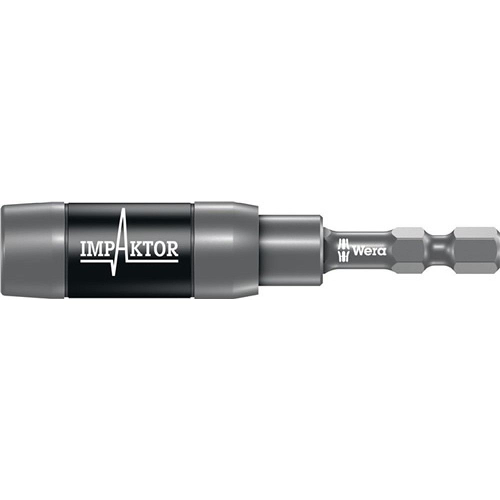 Produktabbildung: Bithalter 897/4 IMP R f.1/4 Zoll Bits C 6,3 L.75mm m.Ringmagnet WERA