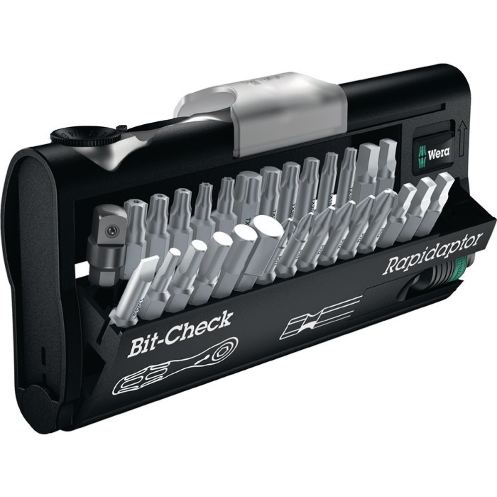 Produktabbildung: WERA Bitsortiment BC 30 Zyklop Mini 1 30-tlg.PH/PZD/T/Schlitz/6KT./Bitknarre
