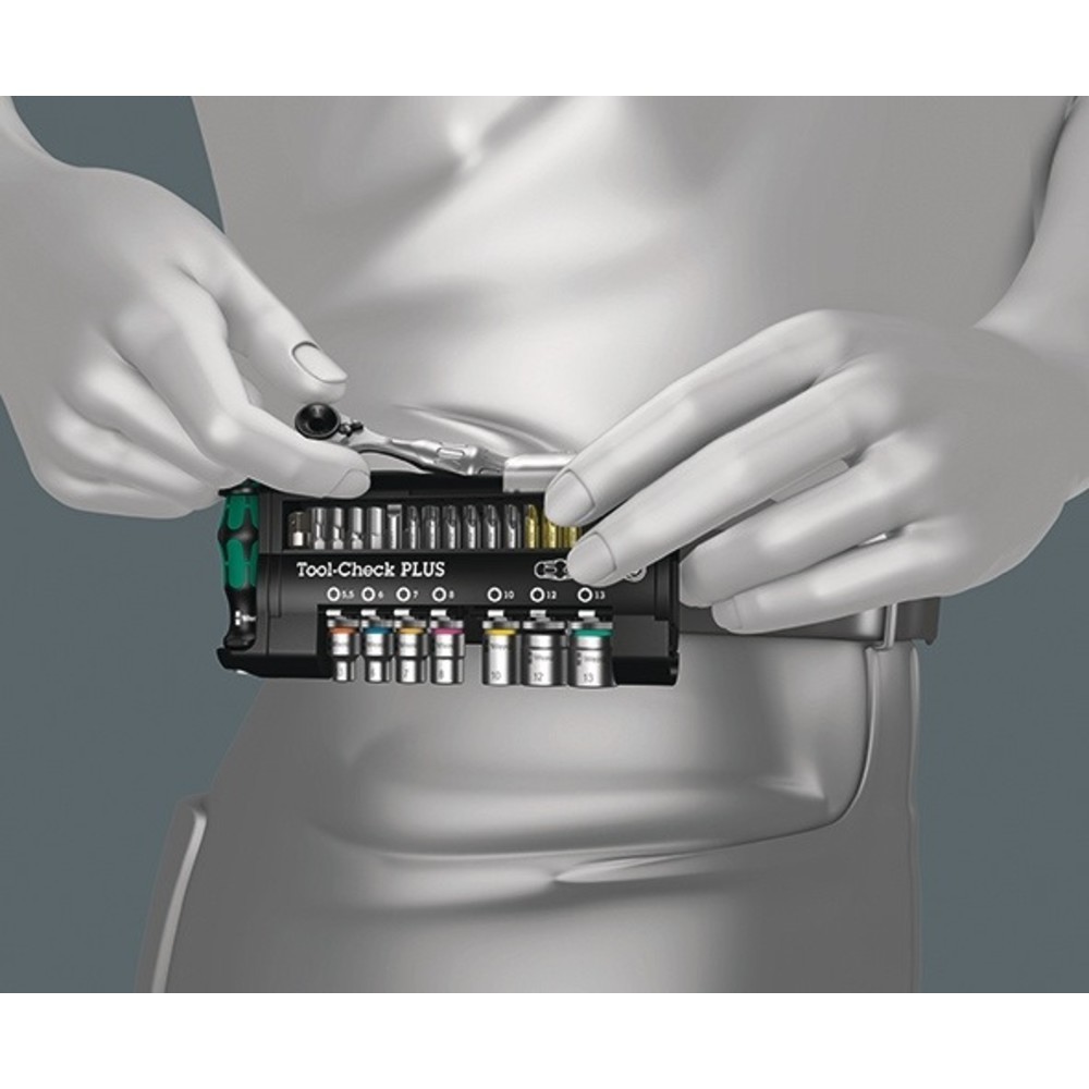 Produktabbildung Nr. 2: WERA Bitsortiment BC 30 Zyklop Mini 1 30-tlg.PH/PZD/T/Schlitz/6KT./Bitknarre