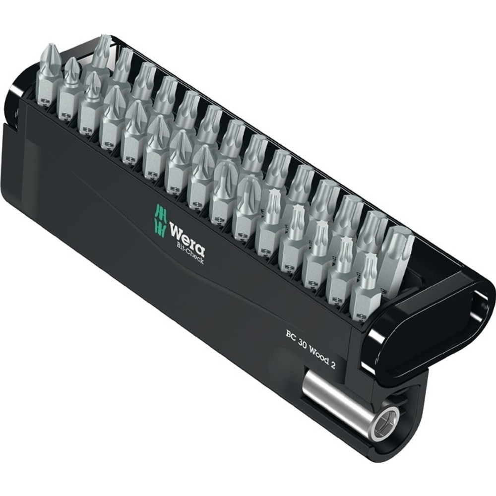 Produktabbildung: WERA Bitsortiment Bit-Check 30 Wood 2 30-tlg.PH/PZD/TX