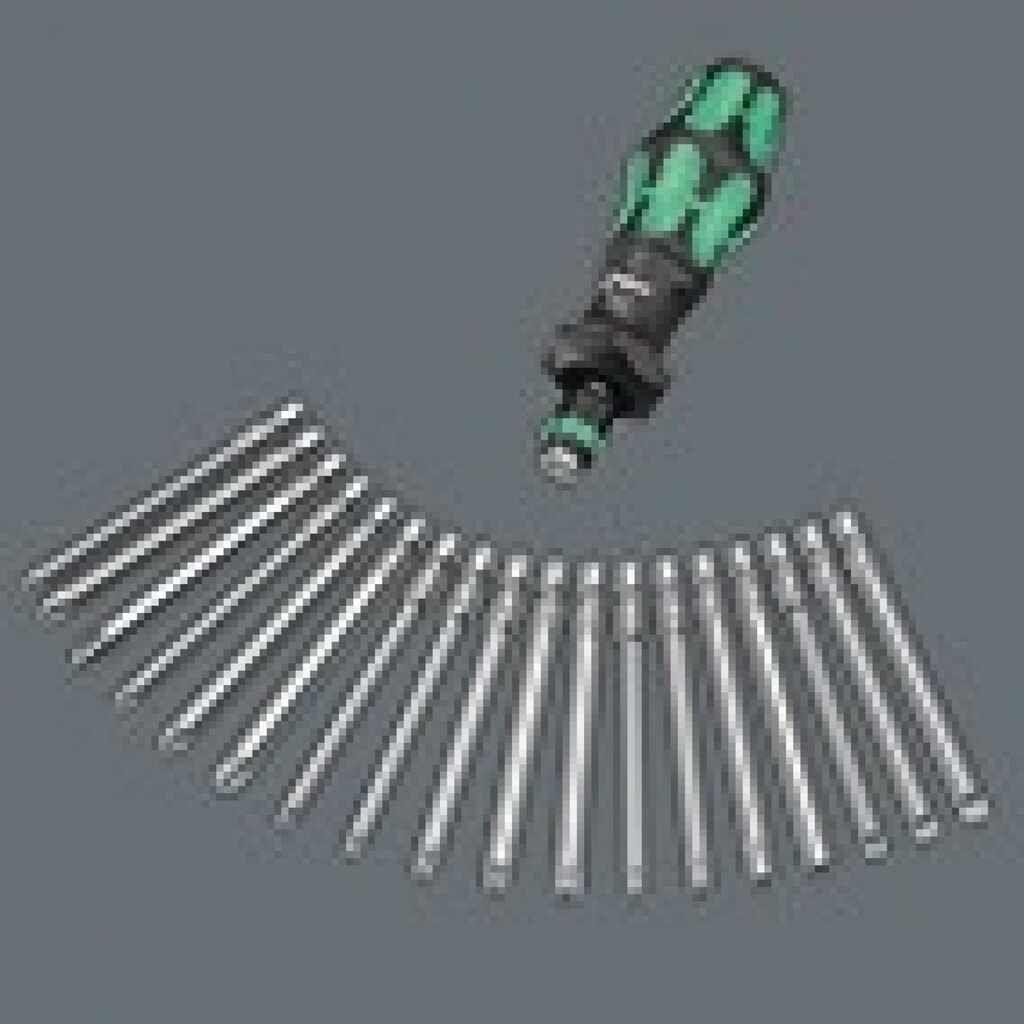 WERA Bitsortiment KK Turbo Imperial 1, Schlitz/PH/TORX®/6Kt./4Kt., 19-teilig Produktabbildung Nr. 2: WERA Bitsortiment KK Turbo Imperial 1, Schlitz/PH/TORX®/6Kt./4Kt., 19-teilig
