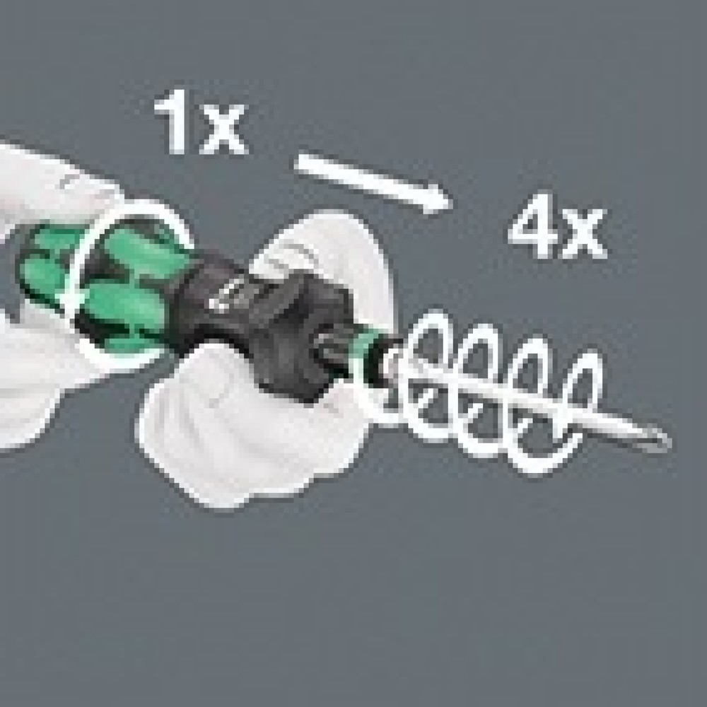 Produktabbildung Nr. 4: WERA Bitsortiment KK Turbo Imperial 1, Schlitz/PH/TORX®/6Kt./4Kt., 19-teilig