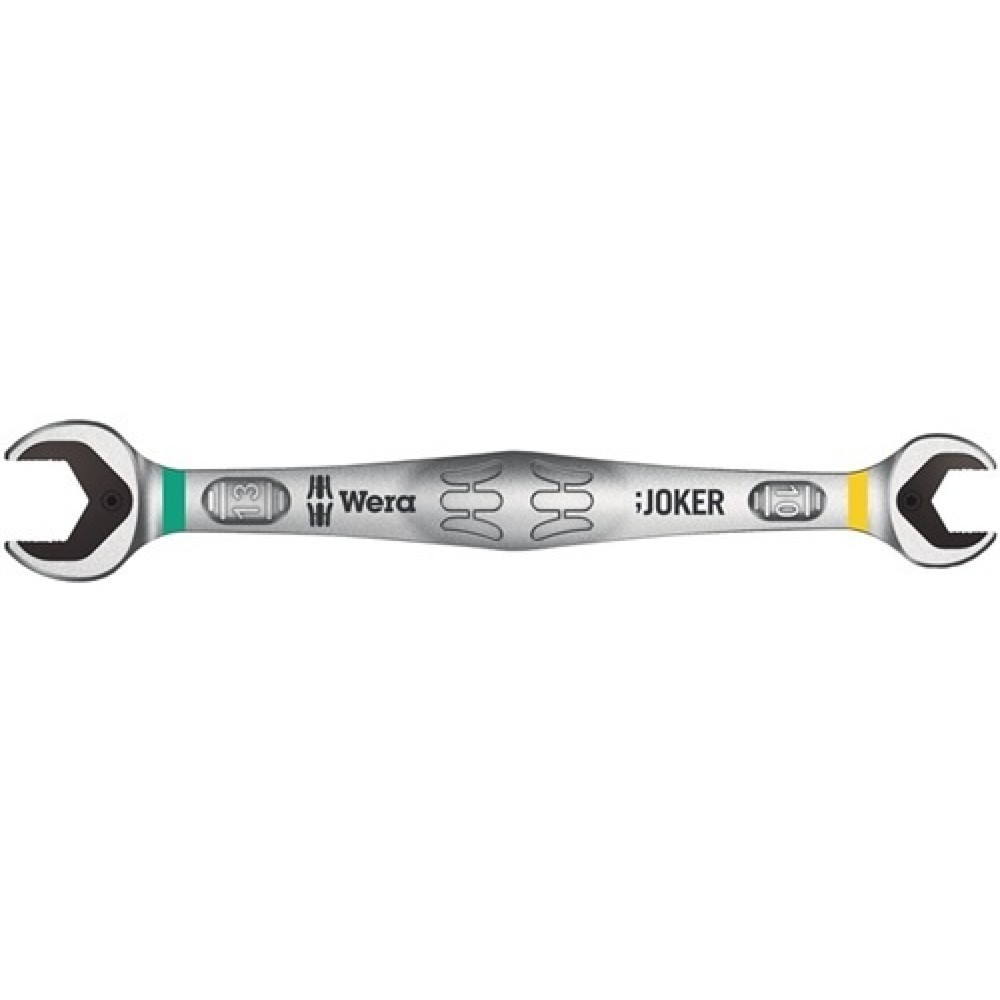 Produktabbildung: Doppelmaulschlüssel Joker 10x13mm L.167mm verchr.WERA
