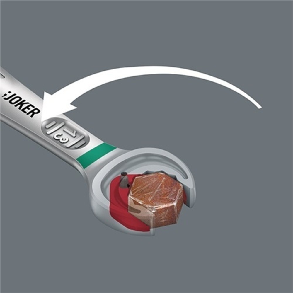 Produktabbildung Nr. 6: Doppelmaulschlüssel Joker 10x13mm L.167mm verchr.WERA