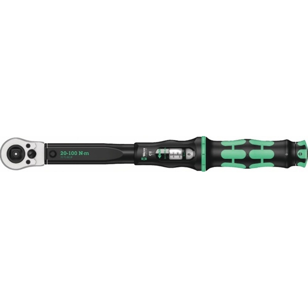 Produktabbildung: WERA Drehmomentschlüssel Click-Torque C 2 Push, 1/2 ″ 20 - 100 Nm