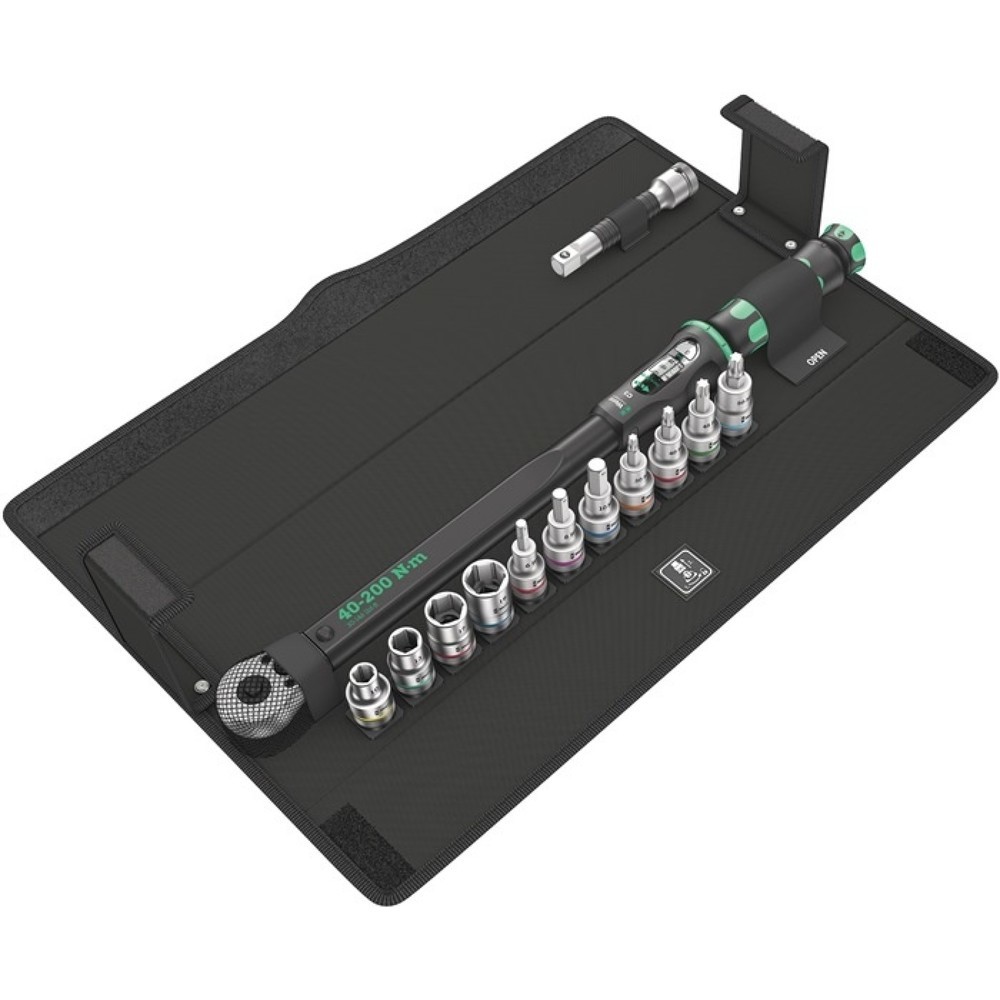 Produktabbildung: Drehmomentschlüsselset Click-Torque C 3 Set 1 13-teilig 40 - 200 Nm 1/2 ″