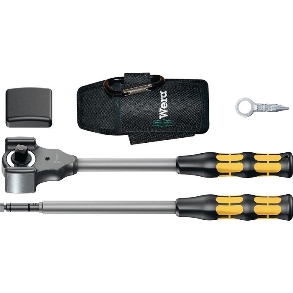 Produktabbildung: WERA D.-Knarre 8002 C Koloss All Inclusive Set 1/2 Zoll Z.30 5-tlg