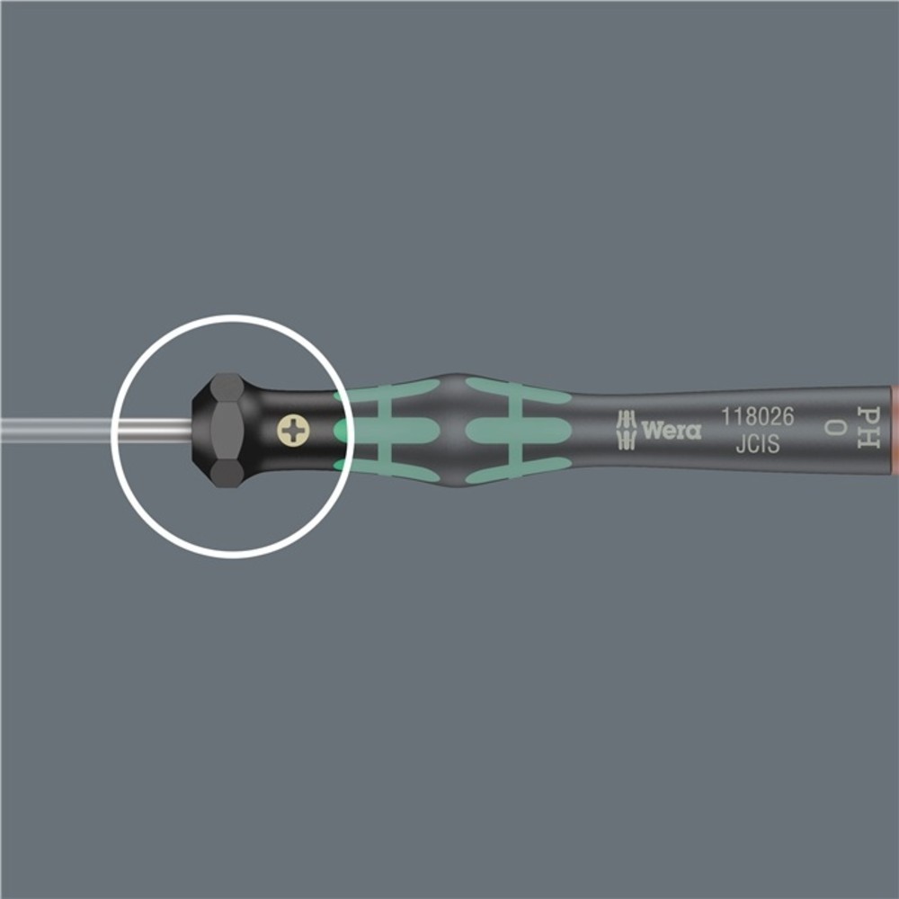 Produktabbildung Nr. 2: WERA Elektronik-Feinmechanik-Schraubendreher 2035 2mm Klingen-L.60mm