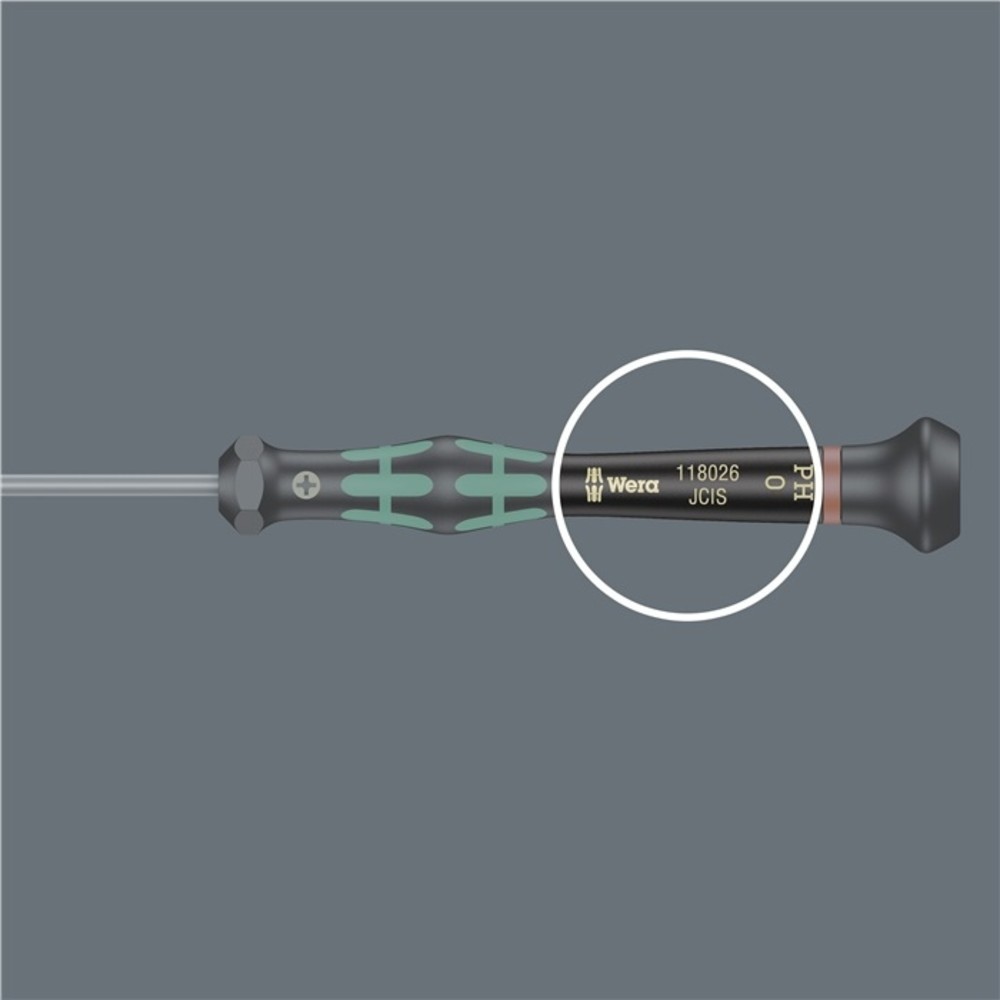 Produktabbildung Nr. 10: WERA Elektronik-Feinmechanik-Schraubendreher 2035 2mm Klingen-L.60mm