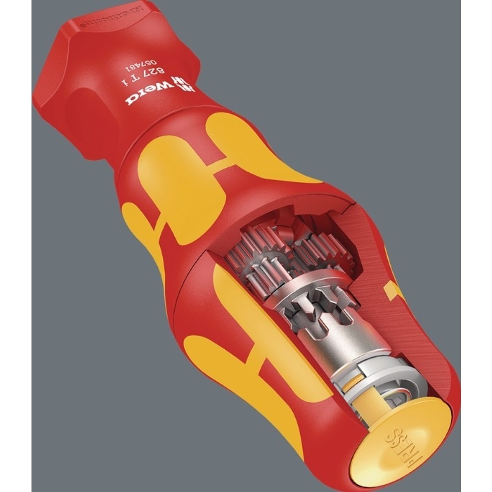 Produktabbildung Nr. 4: WERA Handgriff 827 T i Kraftform Turbo, VDE isoliert, für WERA VDE Wechselklingen