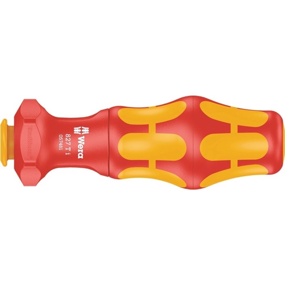 Produktabbildung: WERA Handgriff 827 T i Kraftform Turbo, VDE isoliert, für WERA VDE Wechselklingen