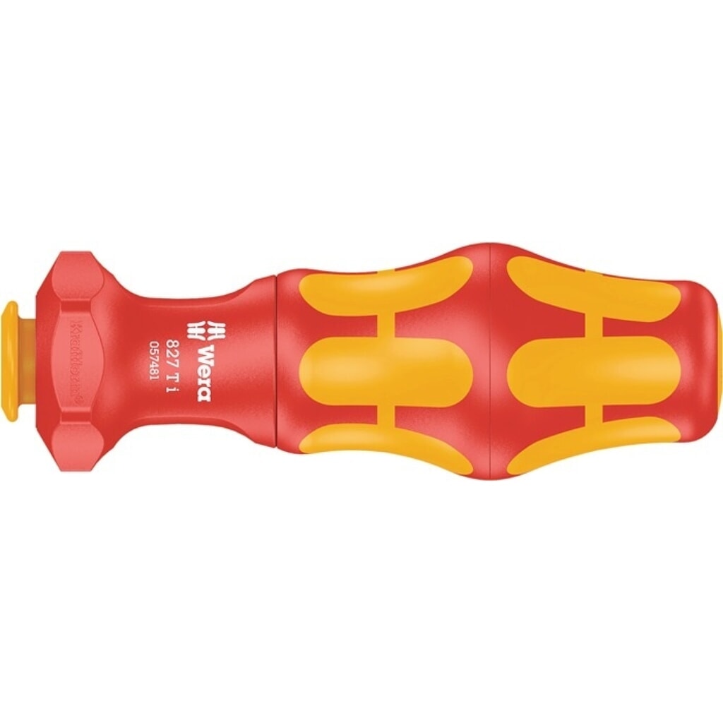 Produktabbildung: WERA Handgriff 827 T i Kraftform Turbo, VDE isoliert, für WERA VDE Wechselklingen