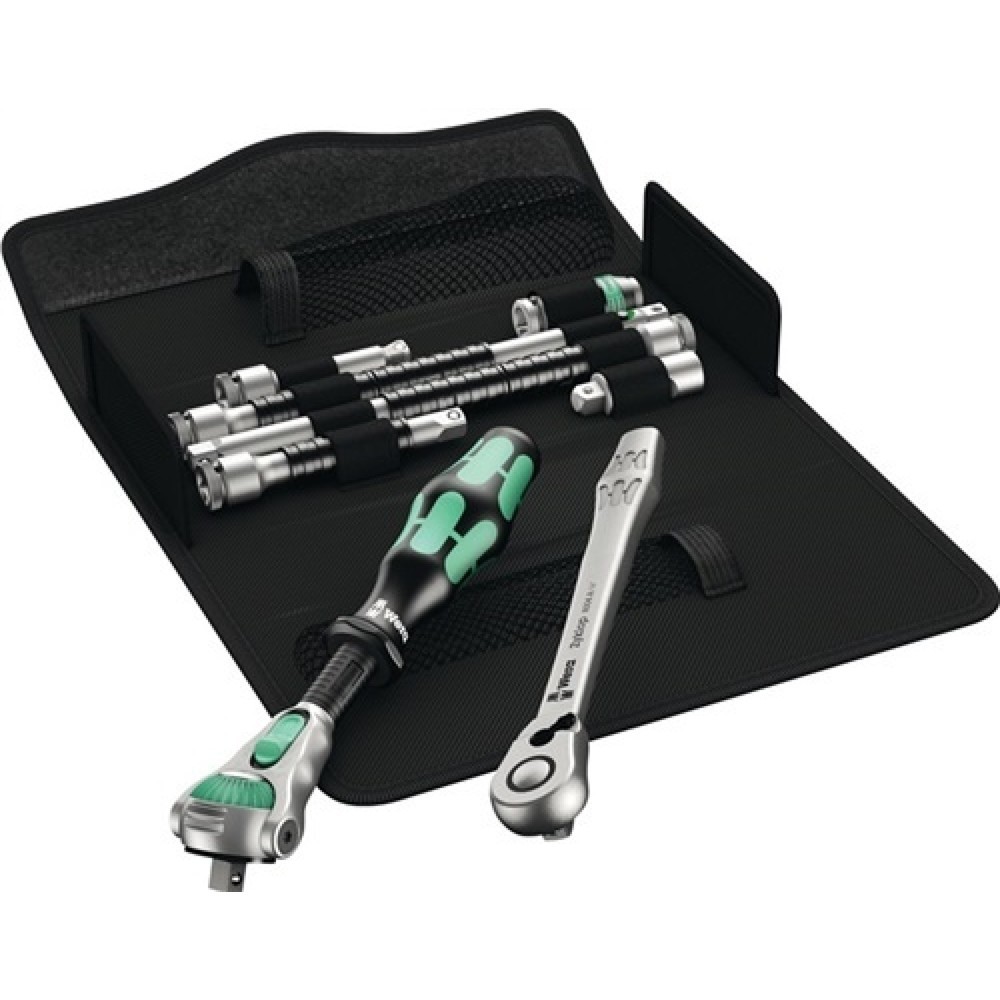 Produktabbildung: Knarrenset 1/4 Zoll 8 tlg Zyklop Speed/-Metal switch in Klapptasche