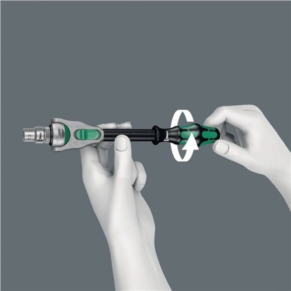 Produktabbildung Nr. 11: Knarrenset 1/4 Zoll 8 tlg Zyklop Speed/-Metal switch in Klapptasche