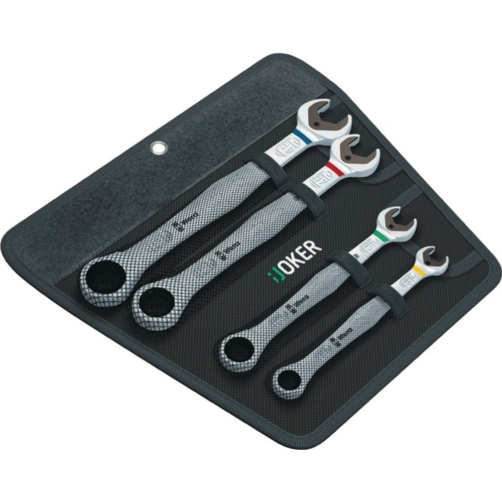 Produktabbildung Nr. 2: WERA Maulringratschenschlüsselsatz Joker 4-tlg.SW 10-19mm ger