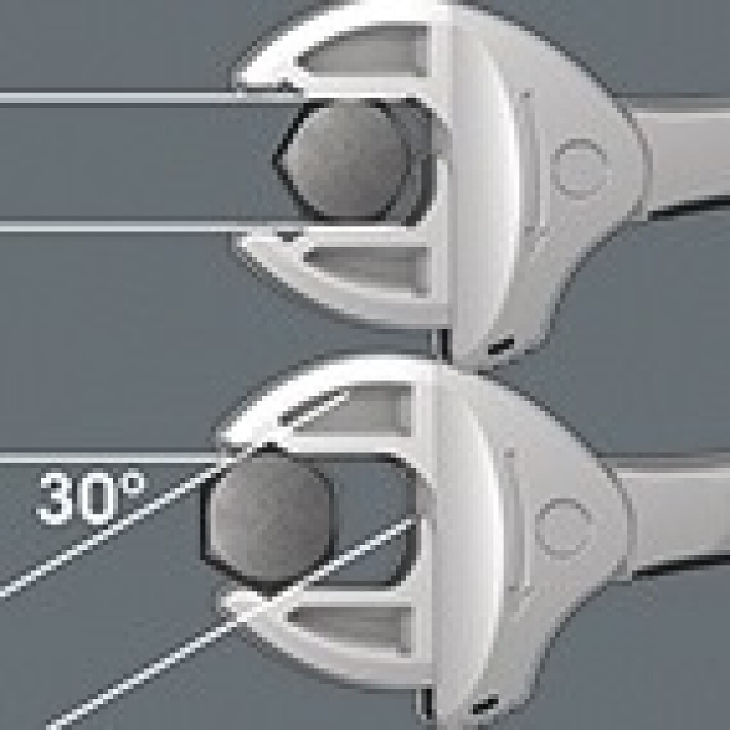 WERA Maulschlüssel 6004 Joker S, Länge 154 mm, 10-13 mm, selbstjustierend Produktabbildung Nr. 5: WERA Maulschlüssel 6004 Joker S, Länge 154 mm, 10-13 mm, selbstjustierend