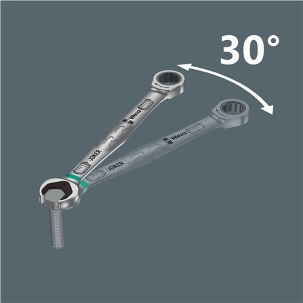 Produktabbildung Nr. 5: Knarrenringmaulschlüssel SW 17mm m. Haltefunktion/Anschlag f Mutter feinverzahnt