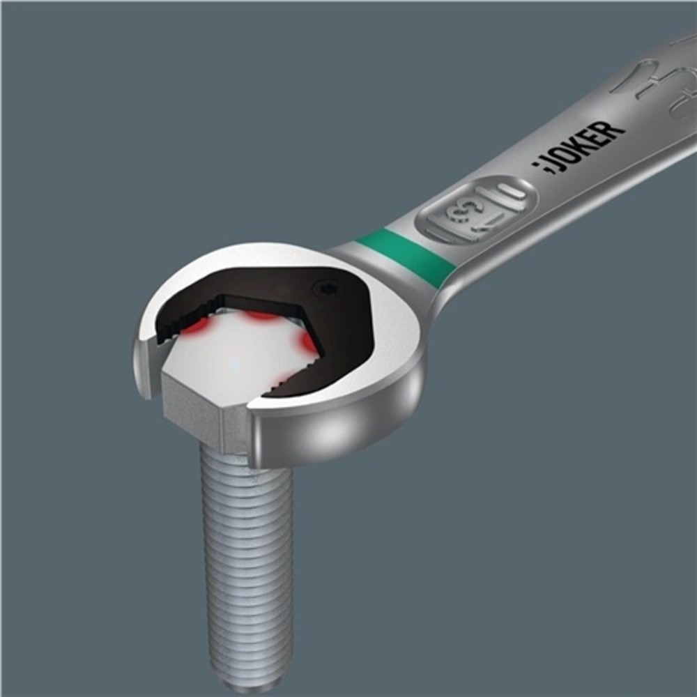 Produktabbildung Nr. 8: Knarrenringmaulschlüssel SW 17mm m. Haltefunktion/Anschlag f Mutter feinverzahnt