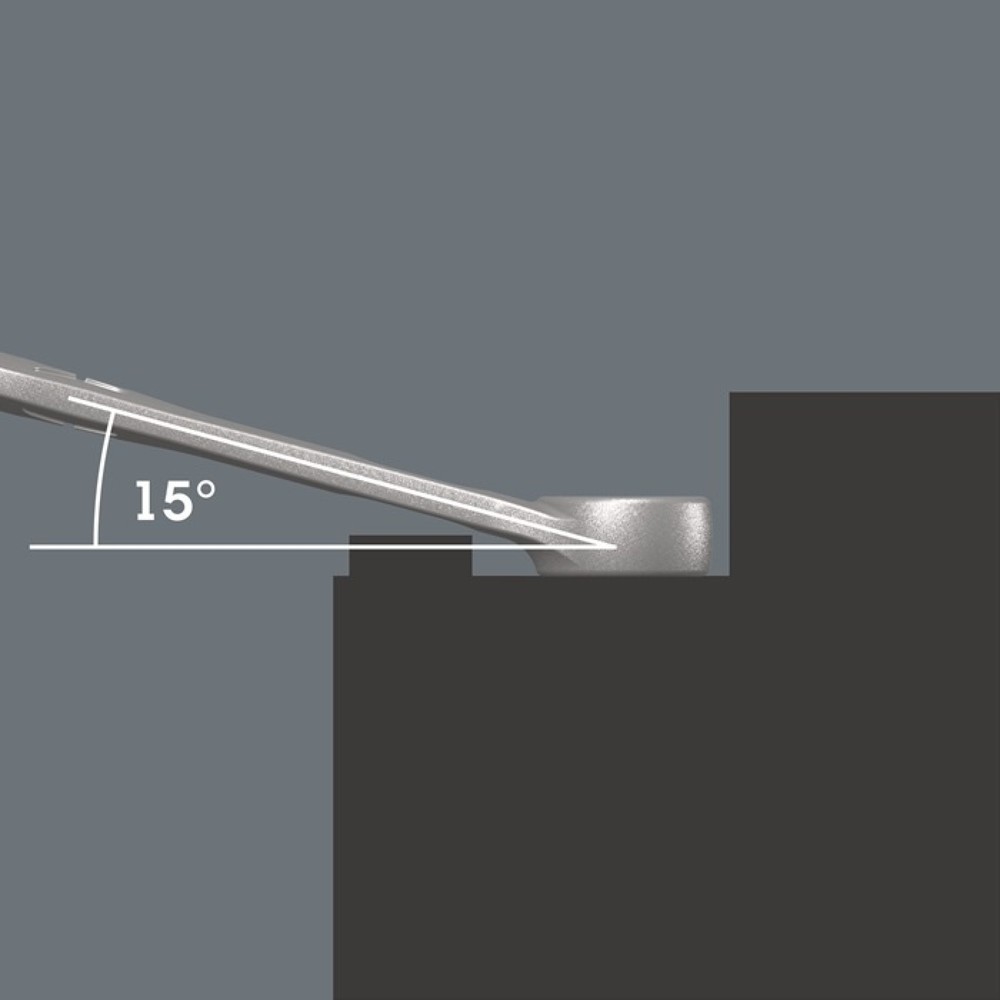 Produktabbildung Nr. 3: WERA Ringmaulschlüssel 6003 Joker, Form A, SW 6 mm Länge 105 mm, legierter Werkzeugstahl