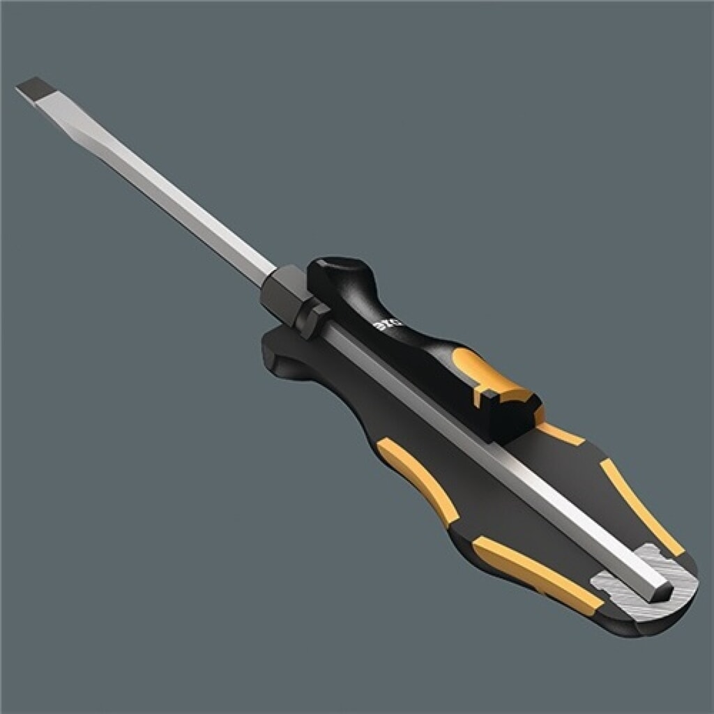 Produktabbildung Nr. 2: Schlitzschraubendreher 932A 80x3,5mm m.Schlagkappe WERA Mehrkomp.-Heft