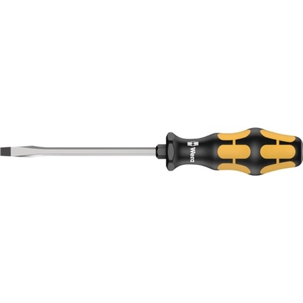 Produktabbildung: Schlitzschraubendreher 932A 100x5,5mm m.Schlagkappe WERA Mehrkomp.-Heft