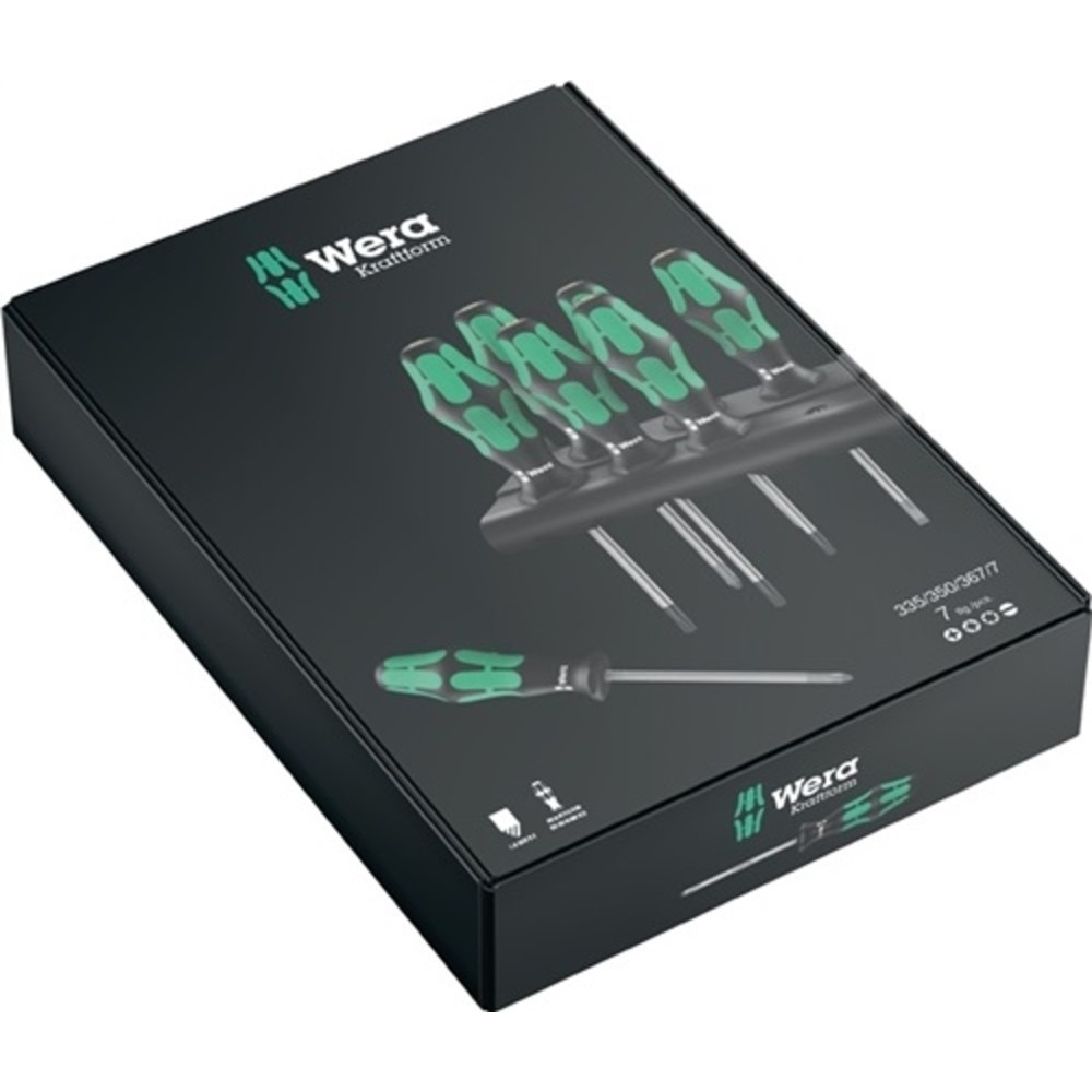 Produktabbildung Nr. 2: Wera Schraubendrehersatz 334/6, Mehrkomp.-Heft, 6-teilig, Schlitz/PH