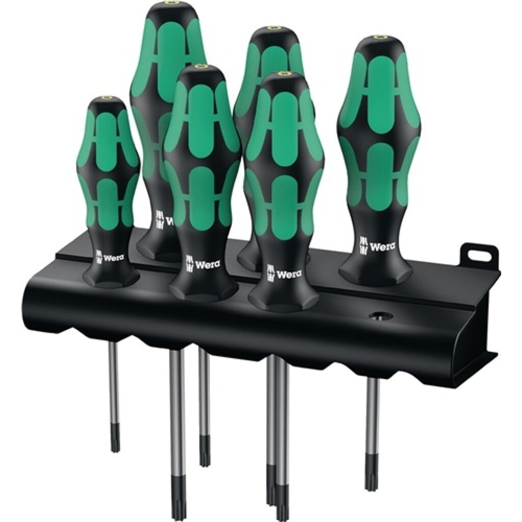 WERA Schraubendrehersatz 6tlg.TX CV. 367/6 Produktabbildung: WERA Schraubendrehersatz 6tlg.TX CV. 367/6