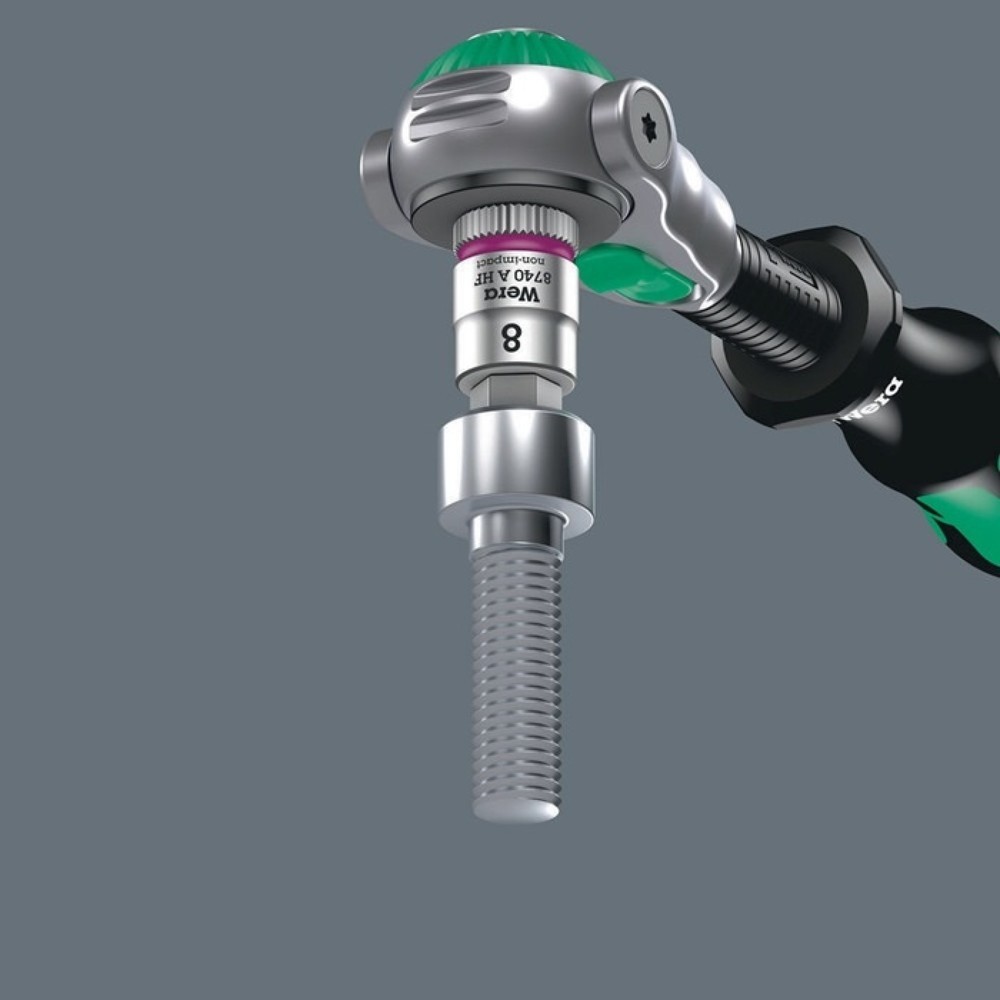 Produktabbildung Nr. 5: WERA Steckschlüsseleinsatz 8740 A HF, Schlüsselweite 6 mm, 1/4 ″, Länge 28 mm