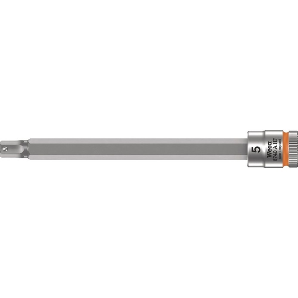 Produktabbildung Nr. 1: WERA Steckschlüsseleinsatz 8740 A HF, Schlüsselweite 5 mm, 1/4 ″, Länge 100 mm