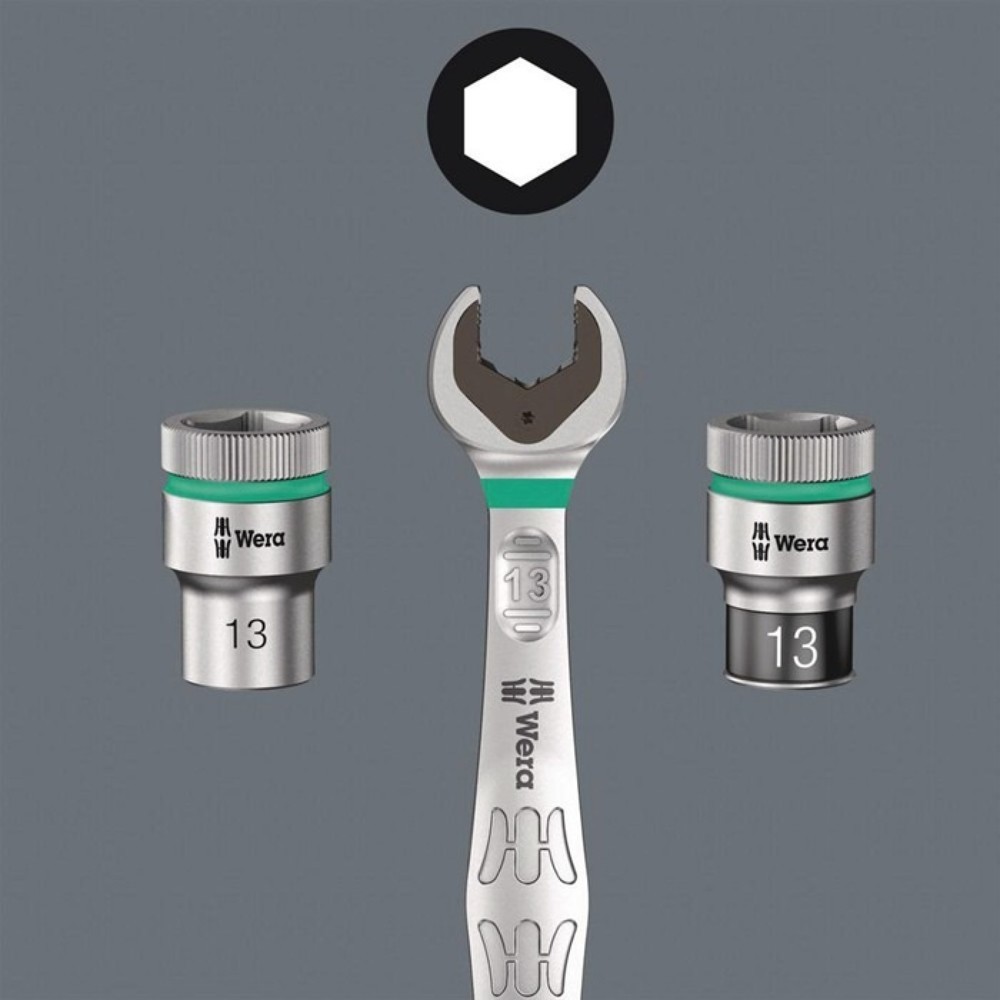 Produktabbildung Nr. 2: WERA Steckschlüsseleinsatz 8740 C HF, Schlüsselweite 6 mm, 1/2 ″, Länge 60 mm