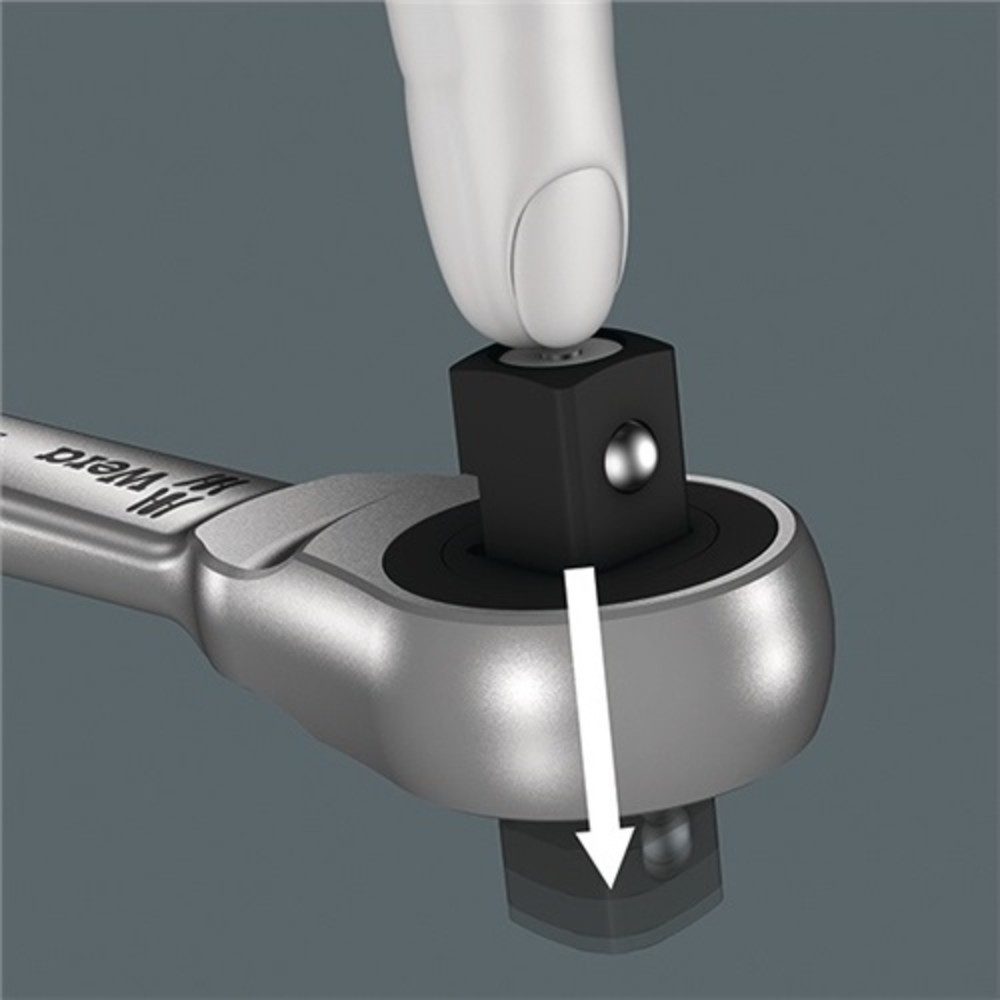 Produktabbildung Nr. 6: Steckschlüsselsatz 1/4 Zoll 28 teilig sw 5,5 bis sw 13 Zyklop Metal switch Knarre