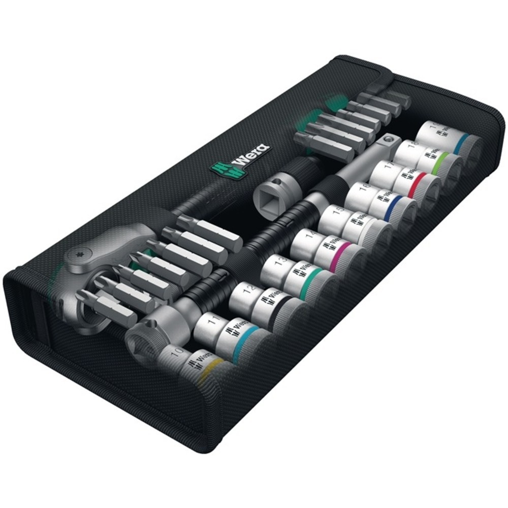 Produktabbildung Nr. 2: WERA Steckschlüsselsatz Zyklop Speed 28-tlg.1/2 Zoll SW 10-19mm Z.72 6KT