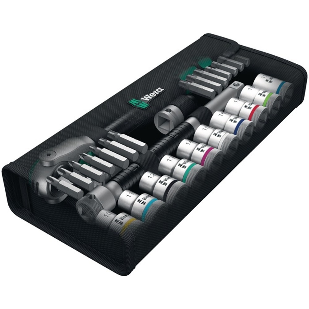 Produktabbildung Nr. 3: WERA Steckschlüsselsatz 8100 SA 6 28-tlg.1/4 Zoll SW 5-13mm Z.72 6KT
