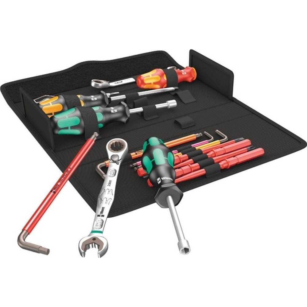 Produktabbildung: WERA Werkzeugset KK SH 2 15tlg.f.Sanitär- u.Heizungsinstallationen