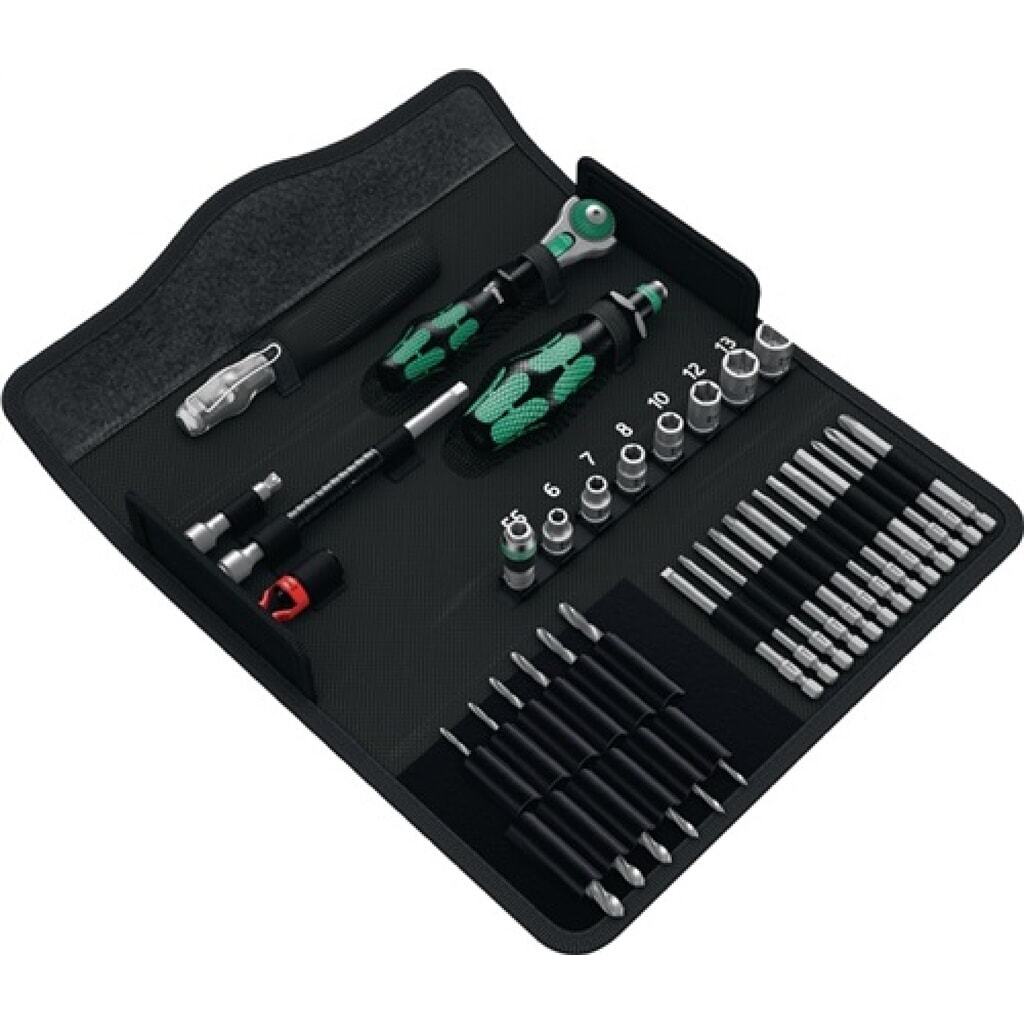 Werkzeugset K K M1 Metall 39 tlg. in Klapptasche Produktabbildung Nr. 1: Werkzeugset K K M1 Metall 39 tlg. in Klapptasche