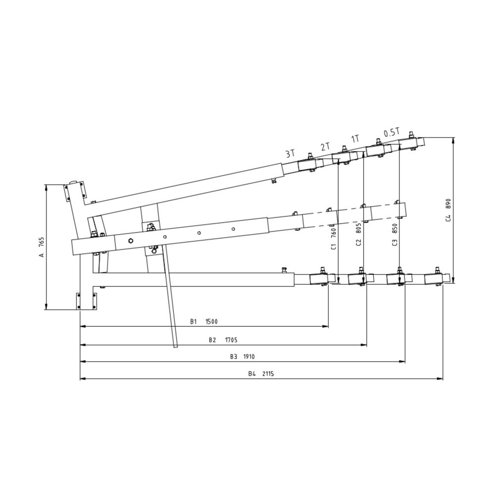 Produktabbildung Nr. 5: Werkstattkran XL, TK 3.000 kg, Hubhöhe max. 2.720 mm