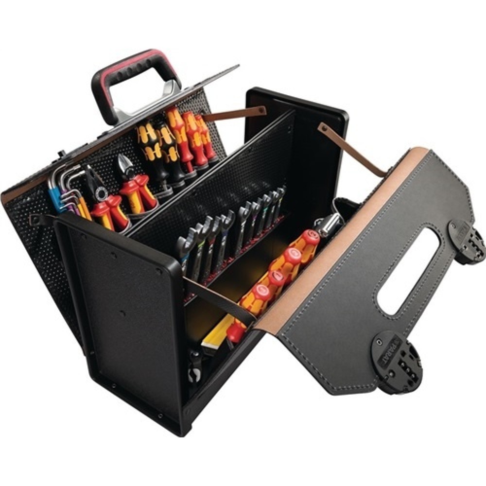 Werkzeugtasche aus Rindleder, 24 Liter