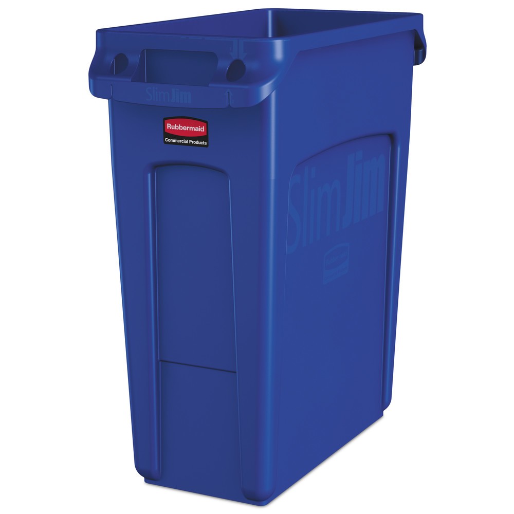 Wertstoffsammler Rubbermaid Slim Jim® mit Lüftungskanälen