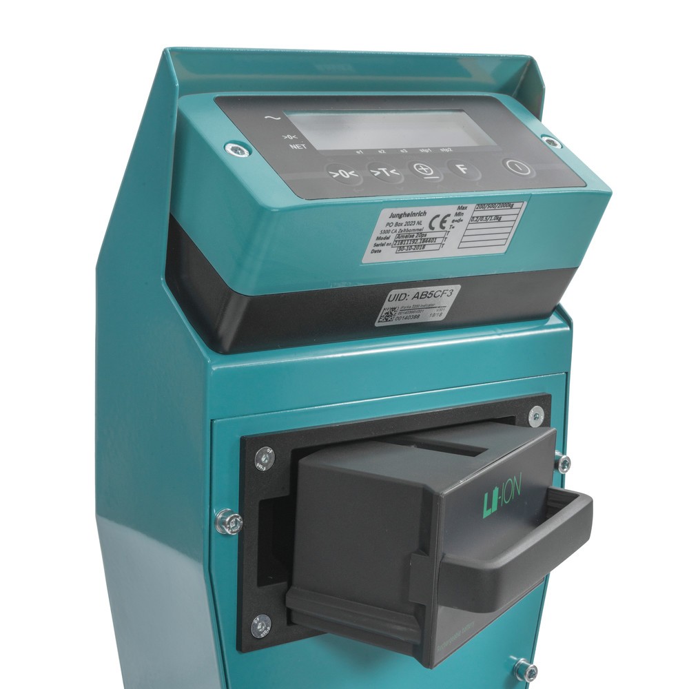 Produktabbildung Nr. 3: Hubwagen mit Waage Ameise® PTM 2.0 Scale +, mit Präzisionswaage, Tragfähigkeit 2.000 kg, Tandemrollen