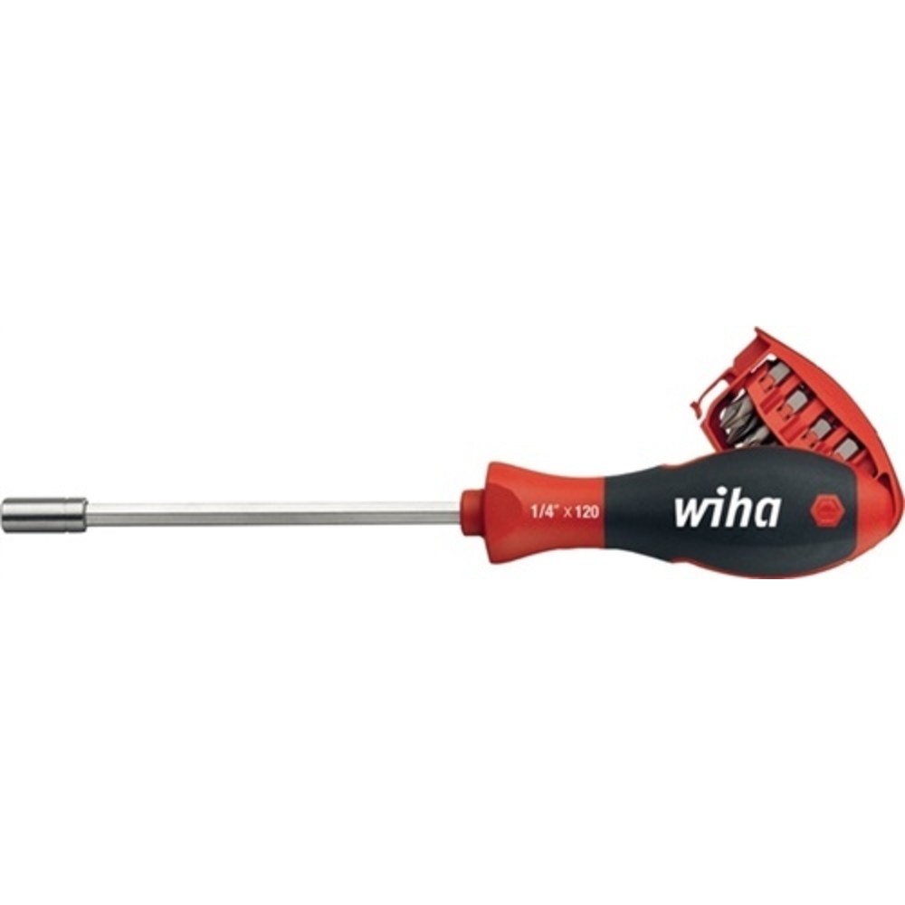 Produktabbildung Nr. 2: Bithalter 9tlg. Schlitz 6,5/PH 1/2/3/PZD 2/ TX 15/20/25 1/4Zoll Bit-Magazin