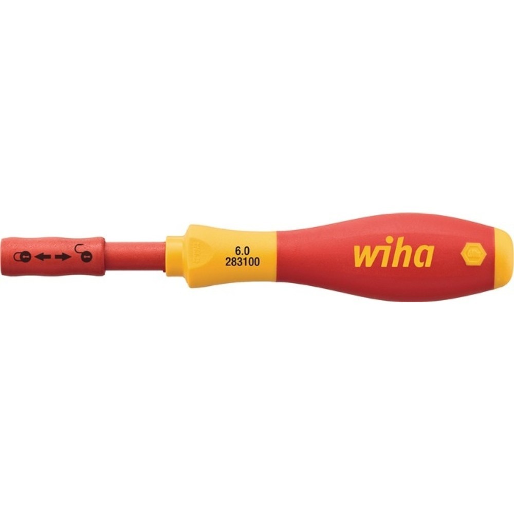 Produktabbildung: WIHA Bithalter SoftFinish electric slimVario VDE Gesamt-L.160mm f.6mm slimBits