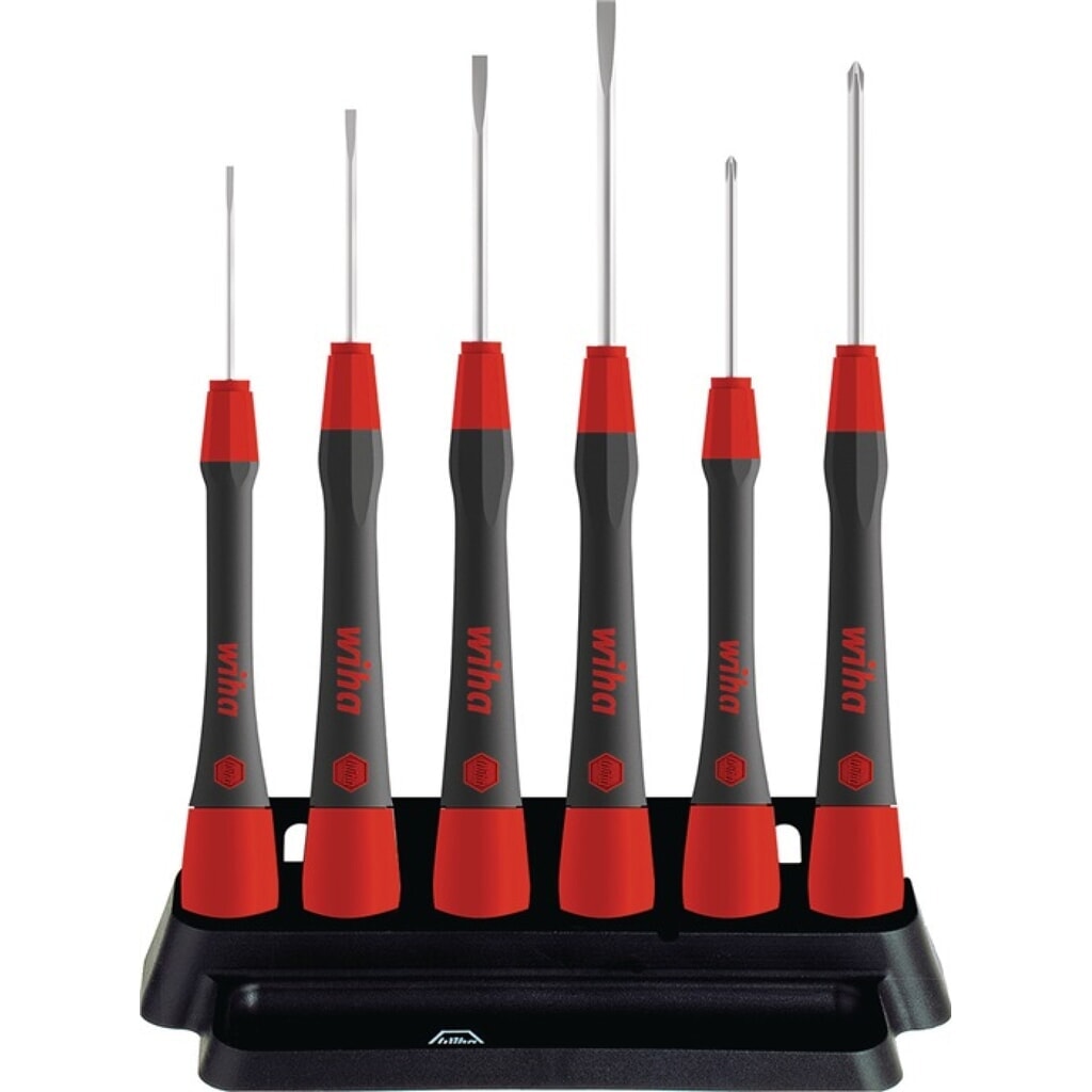 WIHA Feinmechanikerschraubendrehersatz 260 PK 601 6-tlg.Schlitz/PH Produktabbildung: WIHA Feinmechanikerschraubendrehersatz 260 PK 601 6-tlg.Schlitz/PH