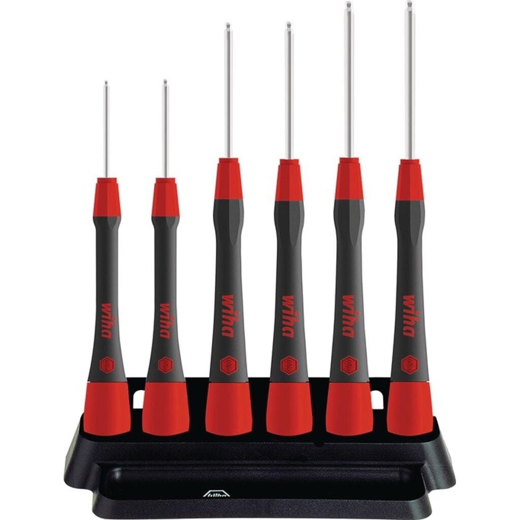 WIHA Feinmechanikerschraubendrehersatz 264 PK 601 6-tlg.6-KT.m.Kugelk Produktabbildung: WIHA Feinmechanikerschraubendrehersatz 264 PK 601 6-tlg.6-KT.m.Kugelk