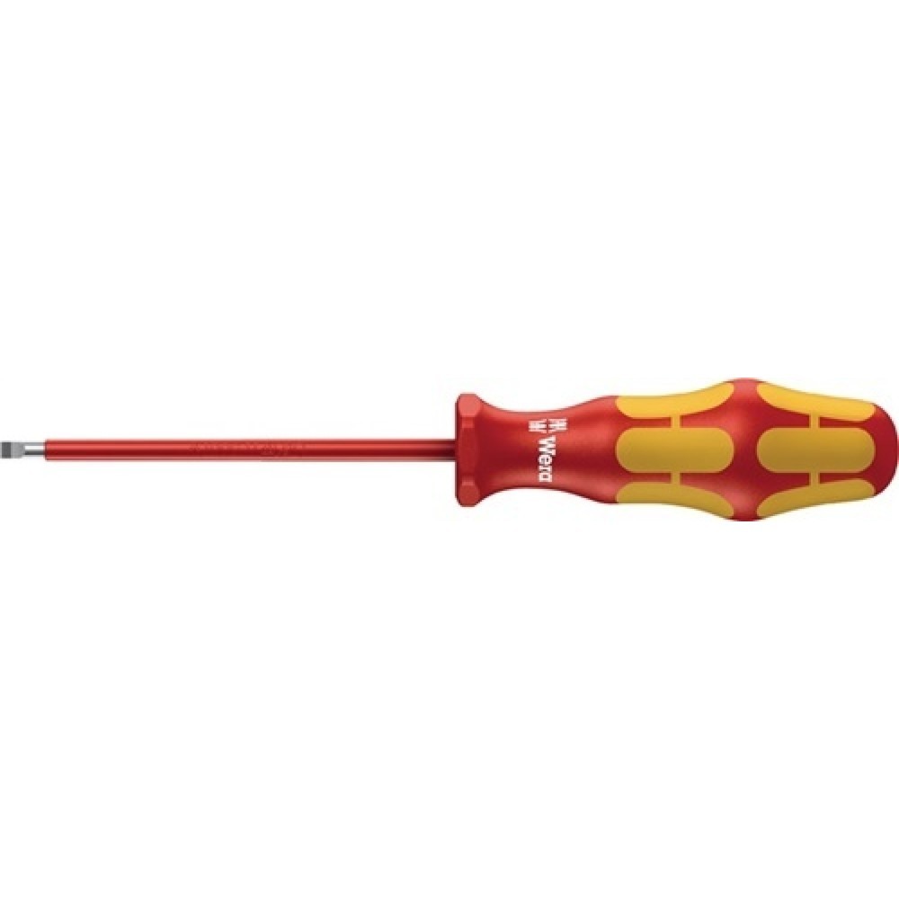 Produktabbildung: Schraubendreher VDE/IEC 80x2,5mm Schlitz WERA Mehrkomp.-Heft