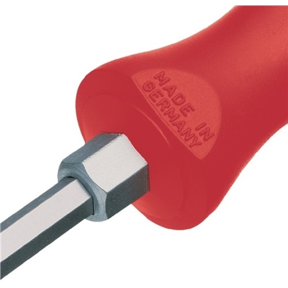 Produktabbildung Nr. 3: Schraubendrehersatz 6tlg. Schlitz 3,5/4,5/5,5/6,5/PZD 1/2 6KT-Klinge/Ansatz