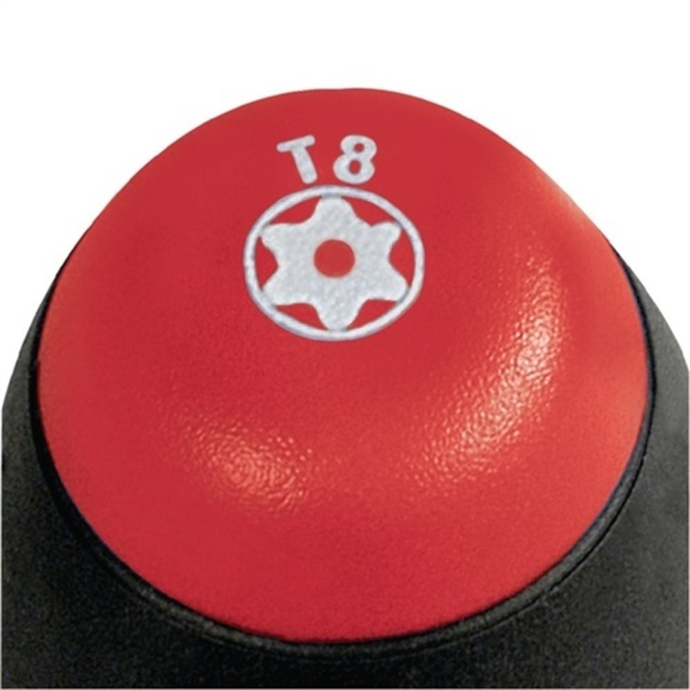 Produktabbildung Nr. 3: Schraubendreher TX m.Bohrung Gr.20x100mm Ges.-L.211mm Rundkl. Chrom matt