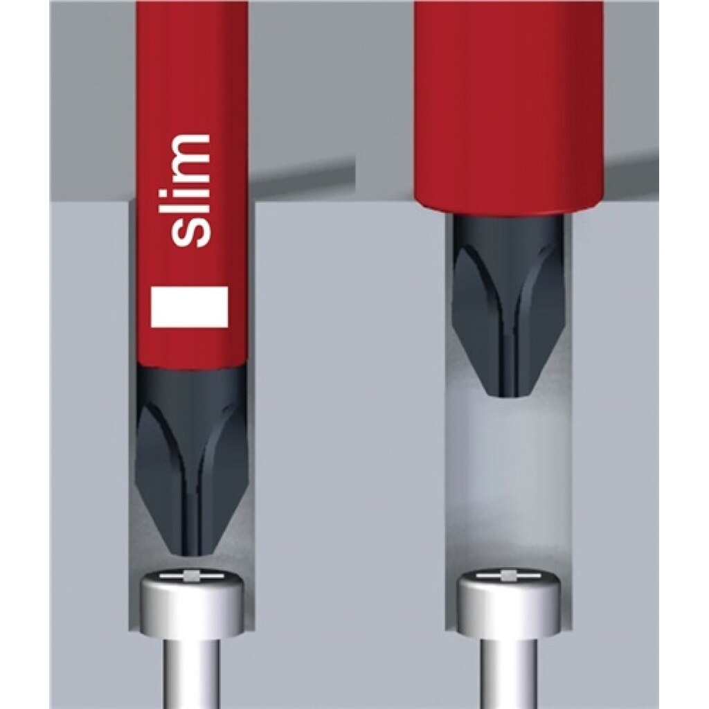 Bit VDE Schlitz 2,5x75mm slimBit Produktabbildung Nr. 2: Bit VDE Schlitz 2,5x75mm slimBit